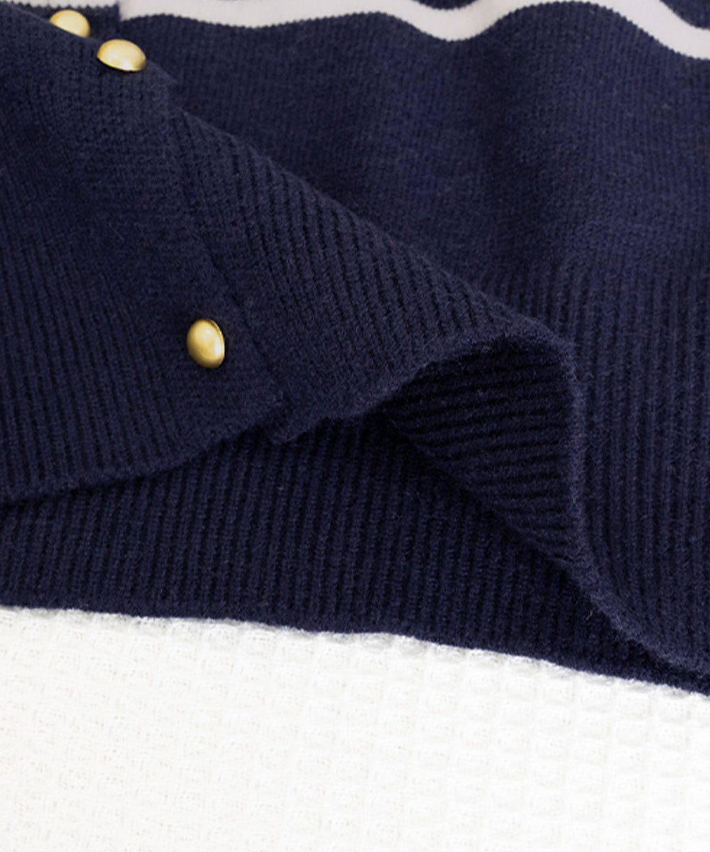 ボーダーニットカーディガンニットセーター 詳細画像23