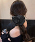 フェイクレザーシュシュ レトロ ヘアゴム おしゃれヘアアクセサリー マット質感 韓国風ヘアアレンジ 大人可愛い髪飾り 高級感ポニーテール まとめ髪グッズ跡つかない 92YANQIN-001