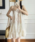 ビキニ3点セット花柄シアーワンピース付き レディース体型カバーセパレート水着 フリルヘムワンピ リゾートビキニ韓国風フェミニン水着大人可愛い セクシースイムウェア 92CANLEI-001
