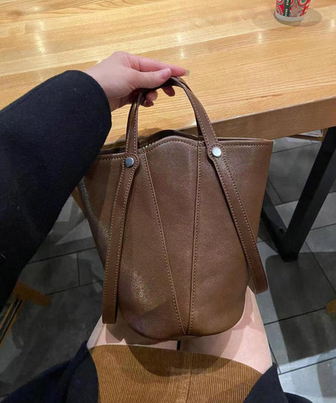 レトロバケットバッグ巾着ポーチ2点セット ショルダーバッグ 3wayミニトートレディース 通学通勤 きれいめフェイクレザーバッグ 大人上品肩掛けバッグ 斜め掛け鞄 92DRSP-001