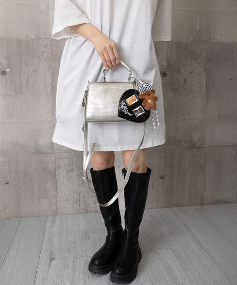 バッグチャーム人気キーホルダー10タイプ ハンドメイド風 SNS映えグッズ 可愛いマルチチャーム おしゃれ バッグ飾りアクセサリー 個性的 レトロ風チャームギフト 92DZKJ-003