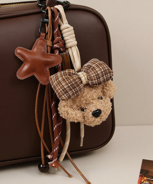 バッグチャーム人気キーホルダー10タイプ ハンドメイド風 SNS映えグッズ 可愛いマルチチャーム おしゃれ バッグ飾りアクセサリー 個性的 レトロ風チャームギフト 92DZKJ-003