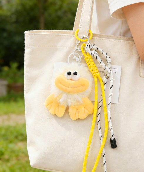 バッグチャーム人気キーホルダー 5タイプ ハンドメイド風 SNS映えグッズ 可愛いマルチチャーム おしゃれ バッグ飾りアクセサリー 個性的 レトロ風チャームギフト 92DZKJ-004