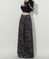 迷彩柄ワイドデニムパンツ カモフラパンツ レディース ハイウエストロングパンツ 体型カバー カジュアルボトムス レトロ風 バギーパンツY2Kカーゴパンツストリート 92GZHN-001