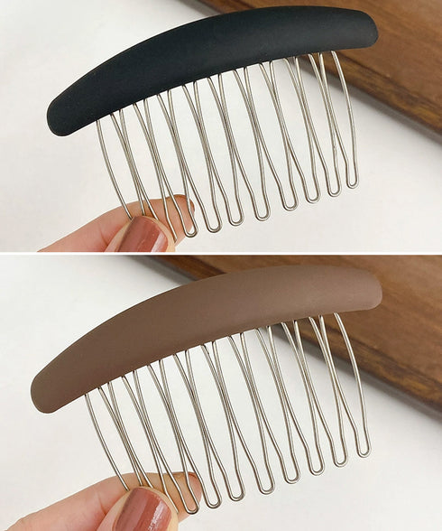 ヘアコーム3色セットヘアアクセサリー大人 可愛いヘアコーム夜会巻き ヘアアレンジグッズ 跡がつかない前髪コーム プチプラ まとめ髪マットコーム きれいめ 上品清楚 92KAIYUDZ-001