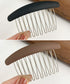 ヘアコーム3色セットヘアアクセサリー大人 可愛いヘアコーム夜会巻き ヘアアレンジグッズ 跡がつかない前髪コーム プチプラ まとめ髪マットコーム きれいめ 上品清楚 92KAIYUDZ-001
