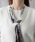 Vネックニットベストスカーフ付き 韓国風 レディース ノースリーブニットトップス 大人カジュアル 着やせニットジレ 春秋冬 きれいめ プルオーバー ニットチョッキ 92KN-002