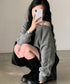 オフショルダーニットトップス肩見せ秋冬服 レディース アシンメトリーワンショルダーニット カジュアルきれいめ ゆったりニットセーター 大人可愛い肩出しニットお洒落 92MRJFS-004