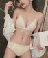 フロントホックブラショーツセット女性下着 セクシー ノンワイヤー 小胸ブラ フェミニン レースランジェリーセット ダブルストラップブラジャー お泊り勝負下着 美胸 92NAMEIZI-001