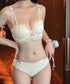盛れるブラジャーショーツセット花柄レース レディース大人可愛い下着セット セクシーブラジャーノンワイヤー ローライズショーツ 谷間寄せるブラ 締め付けないショーツ 92NAMEIZI-003