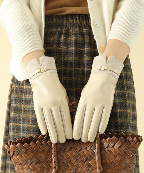 スマホ対応 PUレザー手袋レディース防寒 裏起毛スエード調グローブ 防風保温手ぶくろ 暖かいスマートフォン手袋 タッチパネル対応 アウトドア 上品手袋ソフトタッチ 92SHUOLE-001