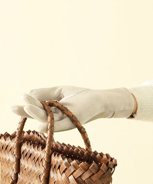 スマホ対応 PUレザー手袋レディース防寒 裏起毛スエード調グローブ 防風保温手ぶくろ 暖かいスマートフォン手袋 タッチパネル対応 アウトドア 上品手袋ソフトタッチ 92SHUOLE-001