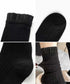 プリーツフリルソックス ミドル丈無地靴下 レディース フェミニン リブソックス 通勤通学ガーリー靴下 韓国ファッション 春夏秋冬 蒸れない綿靴下 プリーツソックス 92SUXIANG-001