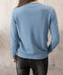 クルーネックニットカーディガン シンプル レディース ニット羽織り 長袖ニットトップス 着回し おしゃれ 前開きニットウェア無地 冷房対策 通学通勤ニットアウター 92SYL-001