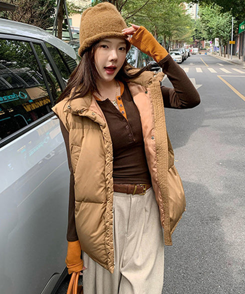 配色ヘンリーシャツハーフボタンカットソー レディース バイカラーヘンリーネックTシャツ レイヤード風リブトップス 長袖タイトtシャツ シンプル細見え着回しトップス 92XHJ-001