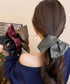 フェイクレザーシュシュ レトロ ヘアゴム おしゃれヘアアクセサリー マット質感 韓国風ヘアアレンジ 大人可愛い髪飾り 高級感ポニーテール まとめ髪グッズ跡つかない 92YANQIN-001