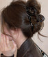 バンスクリップ大人 ヘアクリップおしゃれ 韓国風ヘアアクセサリーしっかり留まる ウェーブヘアクリップこなれ感 ヘアアレンジ簡単まとめ髪 ハーフアップクリップ大きめ 92YIPAI-001
