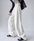 スウェットパンツ レディースワイドパンツ ハイウエストイージーパンツ 着やせボトムス ゆったり運動着韓国風リラックスパンツ 楽ちんロングパンツ 春夏秋冬体型カバー 92YIYU-001