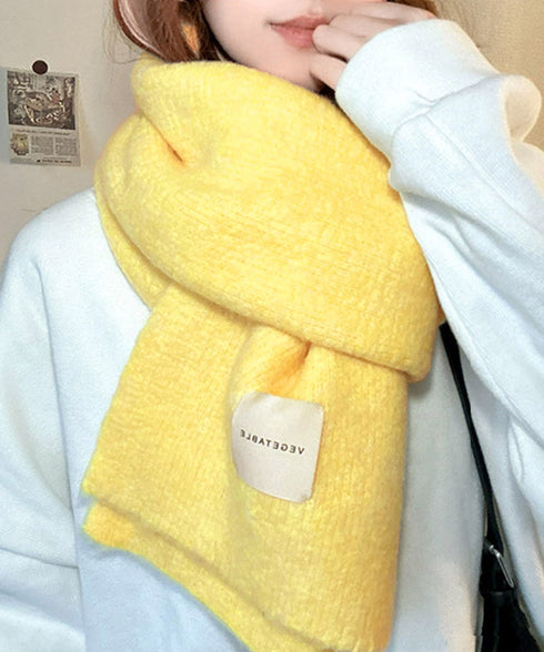 ニットマフラーカシミア風ネックウォーマー チクチクしない厚手マフラーレディース 暖かいストール韓国風 おしゃれショールマフラー無地シンプル 防風防寒グッズオフィス 92YZL-002
