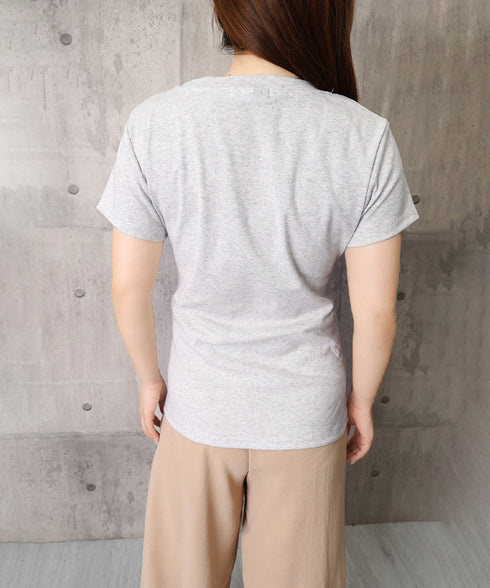 半袖tシャツ レディース 韓国風 ラウンドネックTシャツ 半袖トップス 柔らか素材 肌触り抜群 細見えトップスきれいめカジュアル 春夏新作トレンドアイテム 95DUANXIU-001
