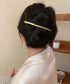 バレッタレディース ヘアアクセサリー レディース ヘアアクセ バーバレッタ メタル シンプル 上品 大人かわいい 韓国風 オフィス 通勤 デイリー ゴールド 95FASHI-004