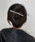 バレッタレディース ヘアアクセサリー レディース ヘアアクセ バーバレッタ メタル シンプル 上品 大人かわいい 韓国風 オフィス 通勤 デイリー ゴールド 95FASHI-004