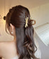 バンスクリップ大人 ヘアクリップおしゃれ 大人女子 韓国風 リボンヘアクリップ きれいめ大きめモチーフシンプルかわいい ヘアアクセサリー使いやすいしっかりホールド 95FASHI-005