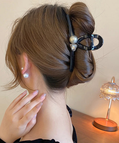 バンスクリップ ヘアクリップ レディース レディース ヘアアレンジ 髪留め 髪飾り まとめ髪 おしゃれ 大人 可愛い オフイスカジュアル 誕生日 プレゼント 95FASHI-009