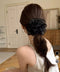 上品ボリュームシュシュヘアゴム シュシュ ヘアゴム ヘアアクセサリー まとめ髪 大人可愛い 韓国ファッション きれいめ 髪飾り ポニーテール 女子会 95FASHI-013