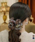 シュシュ大きめ 大人 ボリュームヘアゴム シュシュ ヘアアクセサリー ヘアゴム まとめ髪 ラインストーン 大人可愛い きれいめ 韓国風 髪飾り 結婚式 女子会 95FASHI-014