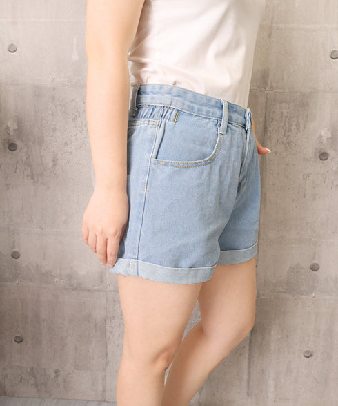 ショートパンツ 短パンデニム 韓国風 レディースデニムショートパンツ カジュアル シンプル おしゃれ 春夏秋着回し お出かけ ショート丈 定番ボトム 95NZDK-001