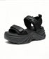 厚底スポーツサンダル 波形ソールスポサン ダブルベルト コンフォートサンダル軽量 マジックテープ 美脚脚長スニーカーサンダルお洒落夏靴疲れにくい プラットフォーム 96JIANLONG-006