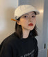 ワンポイントハンチング キャスケット帽子 レディース レトロ映えるベレー風帽子韓国風 おしゃれ 無地秋冬古着風キャップメンズ ユニセックス タグ付き帽子カジュアル 96YIXIAN-001