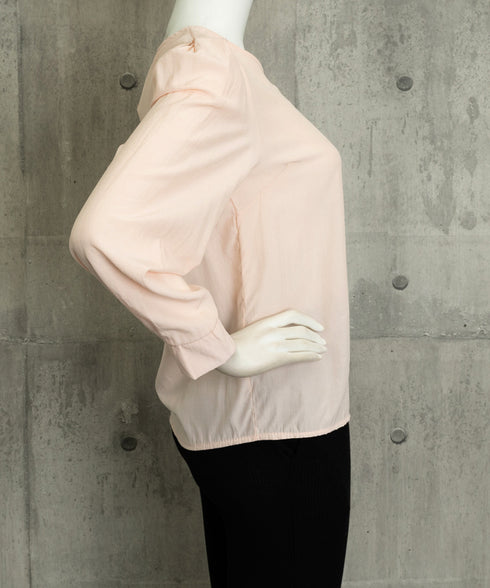 タックスリーブブラウス長袖韓国風トップス パフ袖トップス レディース きれいめブラウス オフィスカジュアル インナートップスおしゃれ クラシカルブラウス 学校行事 97SY-002