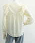 ラッフルブラウス韓国風 レディース 長袖 大人可愛いブラウスボリューム袖 フェミニントップス春夏秋 フォーマルブラウス華やか オフィスカジュアル 幼稚園入園式服装 97SY-004