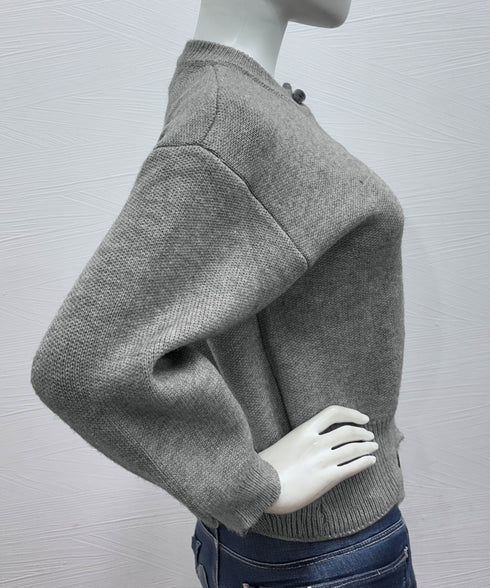 韓国風トグルボタンニットカーディガン秋冬 暖かいカーディガンレディース長袖 ドロップショルダー前開きニットトップス オフィスカジュアルカーディガンきれいめセーター 97SY-016