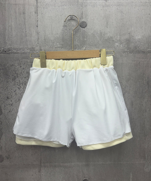 英字ロゴスウェットセットアップ大人可愛い レディーストレーナーきれいめ ポケット付き インナーパンツ付きスカートウエストゴム ドロップショルダートップスおしゃれ服 97TAOZH-003