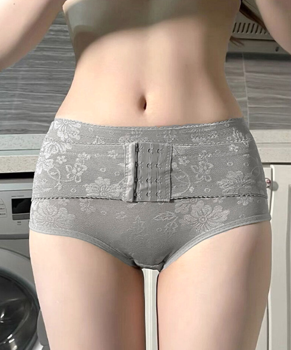 ハイウエスト3色 ガードルショーツパンツ グレー