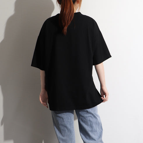 半袖Tシャツ レディース 可愛い 愛のパターンプリント tシャツ 夏 ゆったり 韓国ファッション 98AMYI-002