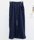 ワイドシルエットシンプルスウェットパンツ レディース ルーズシルエット ズボン カジュアル パンツ ハイウエスト ゆったり 体型カバーボトムス ロングパンツ 98CHAY-001