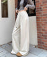ワイドシルエットシンプルスウェットパンツ レディース ルーズシルエット ズボン カジュアル パンツ ハイウエスト ゆったり 体型カバーボトムス ロングパンツ 98CHAY-001