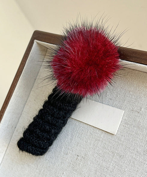 ワイヤーポニー ヘアアレンジ 韓国風 ヘアアクセサリー ポニーテールアクセ ポンポン付き スパイラル まとめ髪 ヘアワイヤー 巻きつけ レディース 98CHUKE-001