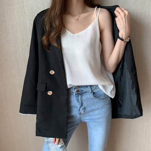 シフォン キャミソール バッククロス 夏 レディース カジュアル タンクトップ ノースリーブ インナー お洒落 98DLMI-001