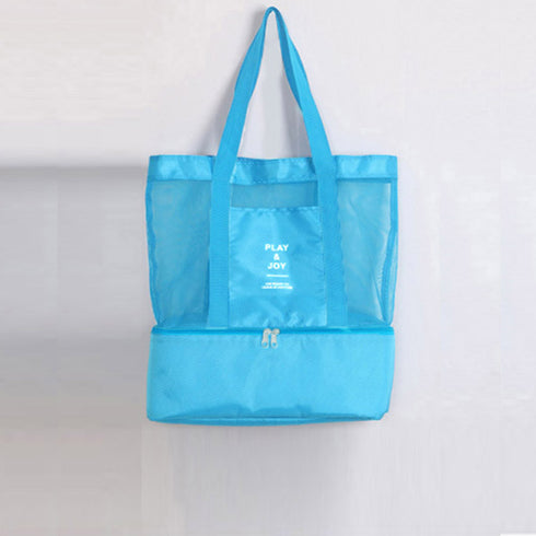 ピクニック プールビーチバッグ 大容量 キャンプ用品 プール 海水浴 遠足 旅行 アウトドア トレッキング お買い物バッグ お弁当バッグ 便利グッズ エコバッグ 98HAONA-001