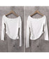 オフショルtシャツ長袖 レディース 春秋 きれいめ ワンショルダートップス 韓国風 セクシー tシャツ お洒落 シンプルカットソー無地 肩見せトップス フェミニン 98HHL-001