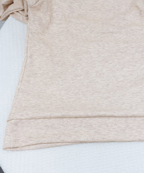 2WAY アシンメトリーネックトップス 前後着られる レディース プルオーバー 無地 長袖 柔らかい ビッグtシャツ お洒落 体型カバーtシャツ 着回し 春秋冬 98JZMAN-001