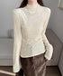 プチハイネック 長袖 インナートップス レディース 春秋新作 韓国風 おしゃれカットソー上品 きれいめ スリムフィット 薄手 トレンド 無地 トップス セクシー 98LAIJEN-001