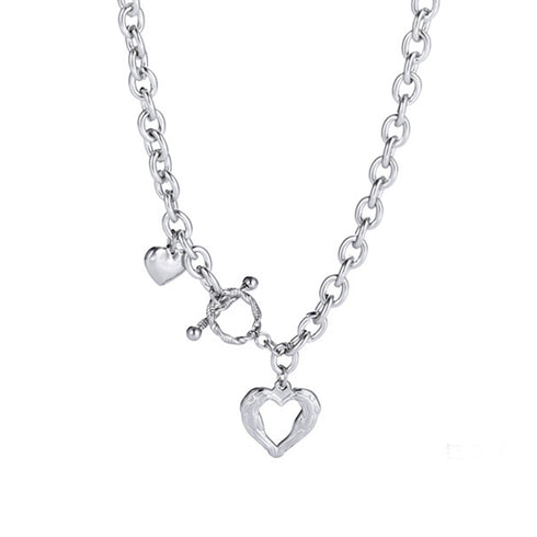 チェーン ネックレス 新作 ペンダント レディース ペンダント チョーカー 太め おしゃれ アクセサリー 98LS-003