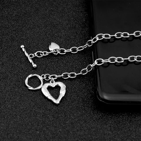 チェーン ネックレス 新作 ペンダント レディース ペンダント チョーカー 太め おしゃれ アクセサリー 98LS-003