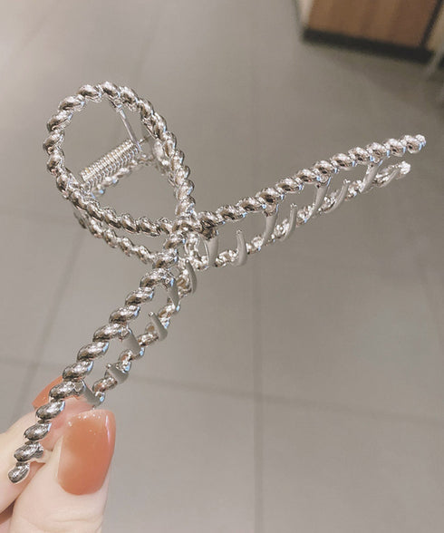 バンスクリップ 韓国風 レディース ヘアクリップ まとめ髪 ヘアアクセサリー シンプルヘアアクセ 大人 長い髪 トレンド デイリー カジュアル 98NUANM-001